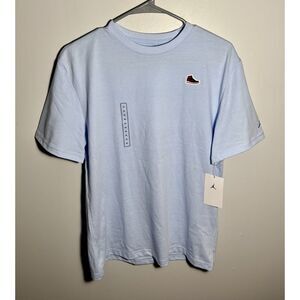 Nike Jordan Boy's T-Shirt Blue XL New with Tags Sneaker Graphic Tee